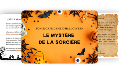 Organisez un Escape Game d’Halloween inoubliable pour vos enfants (kit gratuit à télécharger !)