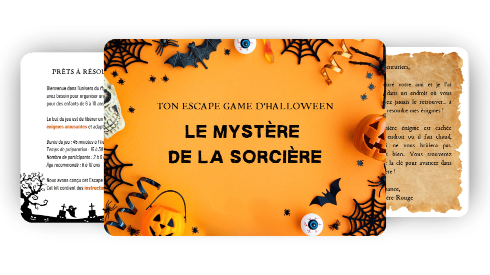 Organisez un Escape Game d’Halloween inoubliable pour vos enfants (kit gratuit à télécharger !)