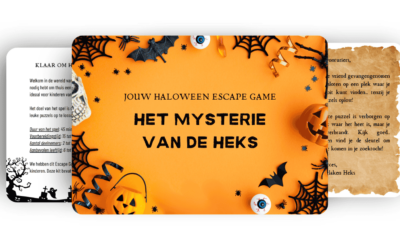 Organiseer een onvergetelijk Halloween escape game voor kinderen (Gratis pakket downloaden!)