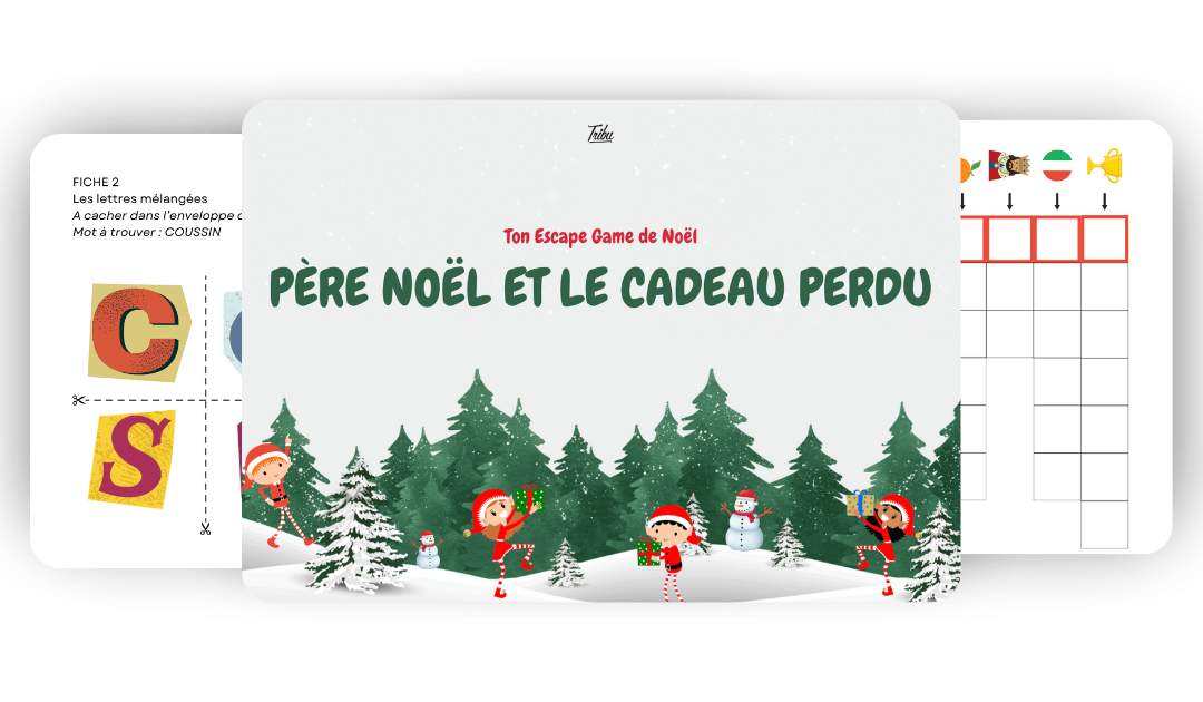 Escape Game de Noël à Imprimer gratuitement : Téléchargez Votre Kit !