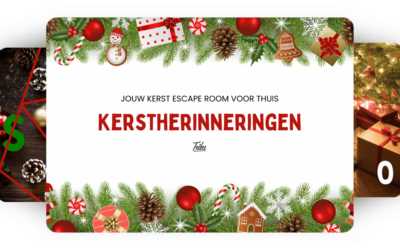 Escape Room voor thuis “Kerst Herinneringen” Gratis printbare kit!